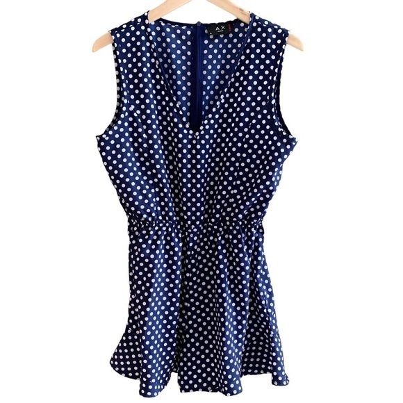 AX Paris Curve Polka Dot Romper - Picture 2 of 9